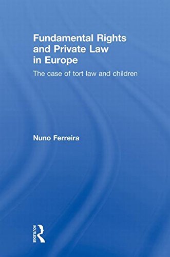 Cover for Nuno Ferreira · Fundamental Rights and Private Law in Europe: The case of tort law and children (Taschenbuch) [Reprint edition] (2013)