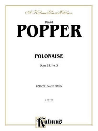 Popper Polonaise Op 653 Clo - David - Kirjat - ALFRED PUBLISHING CO.(UK)LTD - 9780757991295 - perjantai 1. maaliskuuta 1985