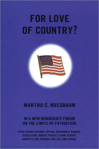 Cover for Martha Nussbaum · For Love of Country?: A New Democracy Forum on the Limits of Patriotism - New Democracy Forum (Pocketbok) (2002)