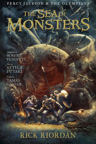 Cover for Robert Venditti · The Sea of Monsters: the Graphic Novel (Percy Jackson and the Olympians, Book 2) (Hardcover Book) (2013)