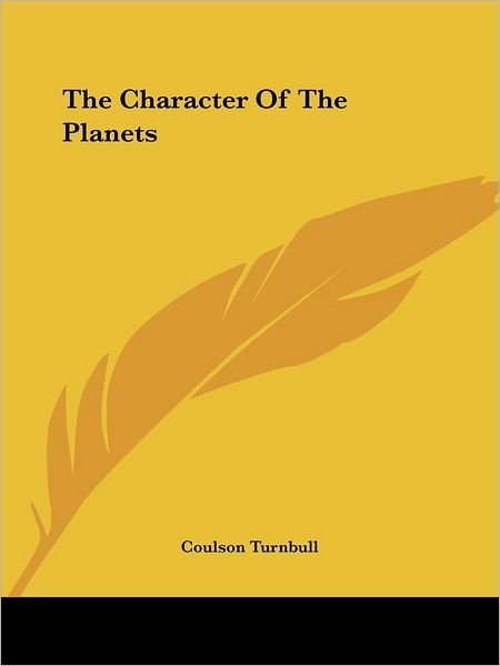 Cover for Coulson Turnbull · The Character of the Planets (Taschenbuch) (2005)