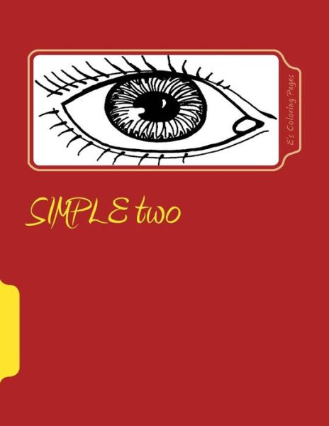 Cover for E's Coloring Pages · SIMPLE two (Paperback Book) (2015)