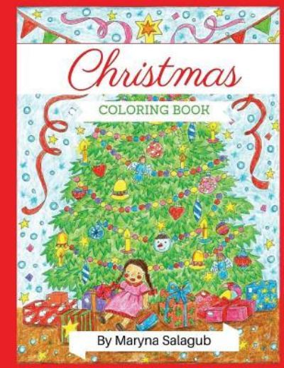 Cover for Maryna Salagub · Christmas Coloring Book (Paperback Book) (2016)