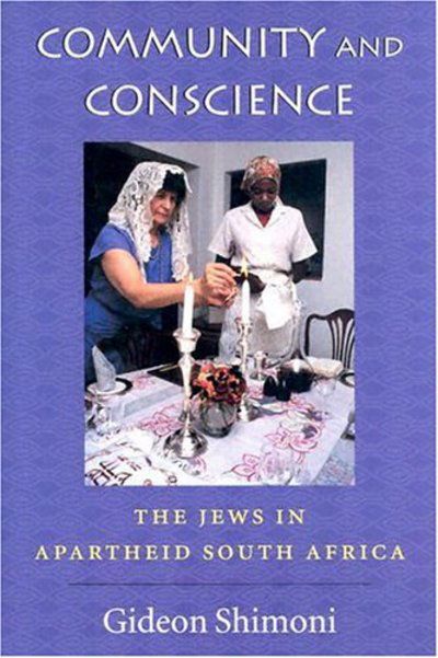 Cover for Gideon Shimoni · Community and Conscience (Hardcover Book) (2003)