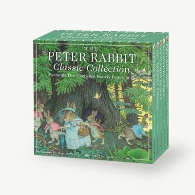 The Peter Rabbit Classic Collection (The Revised Edition): A Board Book Box Set Including Peter Rabbit, Jeremy Fisher, Benjamin Bunny, Two Bad Mice, and Flopsy Bunnies (Beatrix Potter Collection) - Beatrix Potter - Kirjat - HarperCollins Focus - 9781646432295 - tiistai 25. tammikuuta 2022