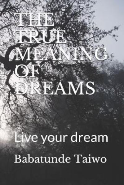 Cover for Babatunde Taiwo · The True Meaning of Dreams: Live your dream (Paperback Book) (2018)