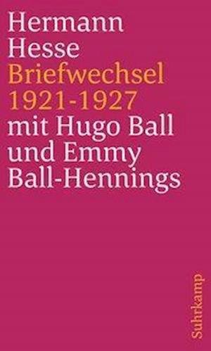 Cover for Hesse · Briefwechsel 1921 bis 1927 (Book)
