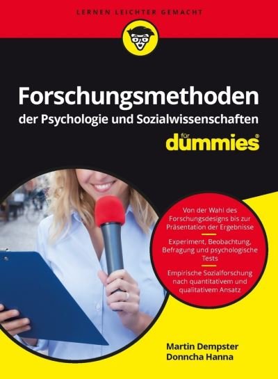 Cover for Martin Dempster · Forschungsmethoden der Psychologie und Sozialwissenschaften fur Dummies - Fur Dummies (Taschenbuch) (2017)