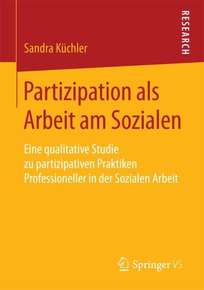 Cover for Küchler · Partizipation als Arbeit am Soz (Bog) (2018)