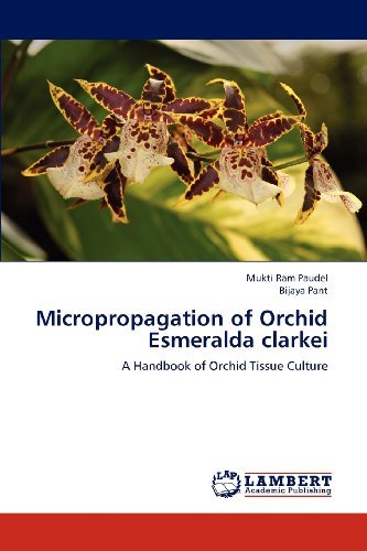 Cover for Bijaya Pant · Micropropagation of Orchid Esmeralda Clarkei: a Handbook of Orchid Tissue Culture (Paperback Book) (2012)