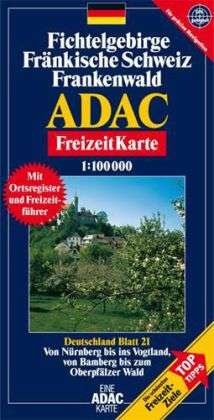 ADAC FreizeitKarte Deutschland Blad 21: Fichtelgebirge, Frankenwald, Fränkische Schweiz - ADAC Verlag - Książki - ADAC Verlag - 9783826409295 - 31 marca 2009