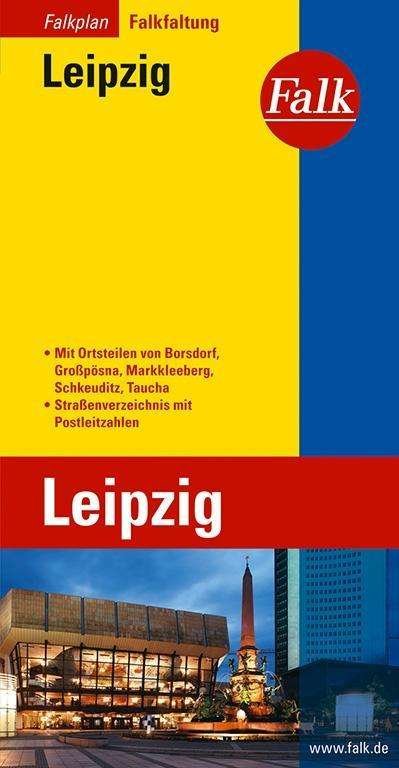 Cover for Mair-Dumont · Falkplan: Leipzig (Inbunden Bok) (2017)