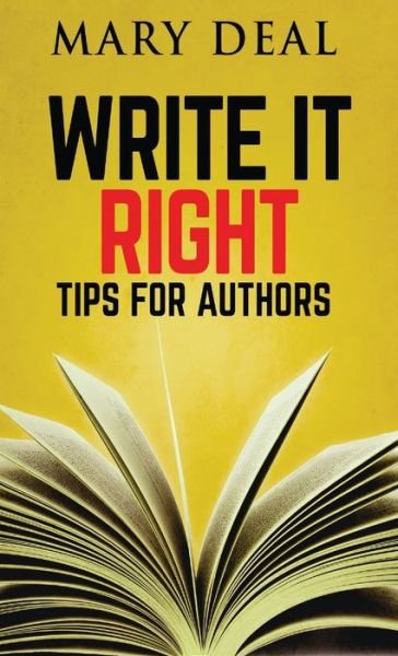 Cover for Mary Deal · Write It Right (Inbunden Bok) (2021)