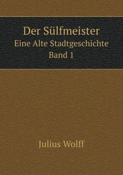 Cover for Julius Wolff · Der Sülfmeister Eine Alte Stadtgeschichte. Band 1 (Paperback Book) [German edition] (2014)