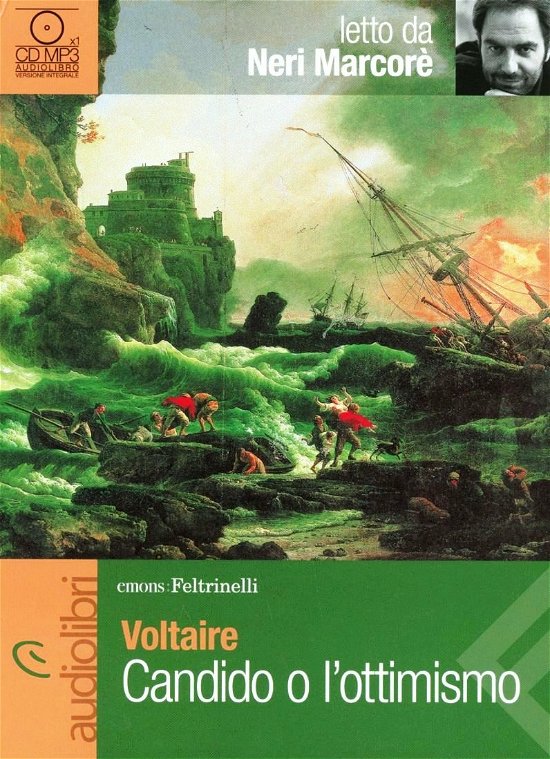 Cover for Voltaire · Candido O L'ottimismo Letto Da Neri Marcore. Audiolibro. CD Audio Formato MP3 (CD)