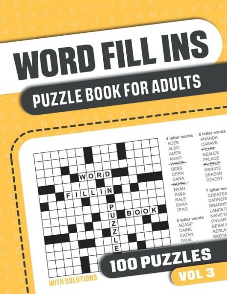 Word Fill Ins Puzzle Book for Adults - Visupuzzle Books - Livres - Independently Published - 9798704666295 - 4 février 2021