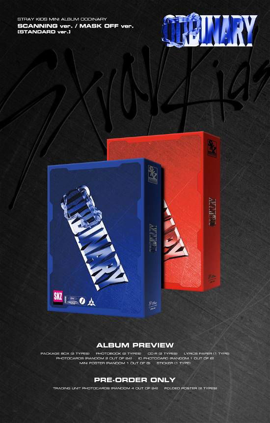 Cover for Stray Kids · ODDINARY (SCANNING VER. / MASK OFF VER.) (Płyta CD/Gadżety) [Bundle edition] (2022)