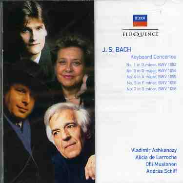 Cover for J S Bach · J.S. Bach: Keyboard Concertos (CD) (2013)