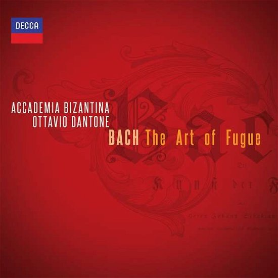 Cover for Accademia Bizantina / Ottavio Dantone · J.s. Bach the Art of Fugue (CD) (2017)