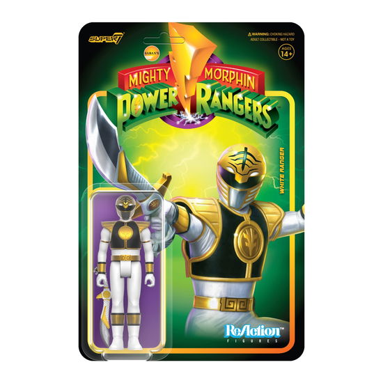 Cover for Mighty Morphin' Power Rangers: Super7 · Reaction Figure Wave 4 - White Ranger (MERCH) (2022)