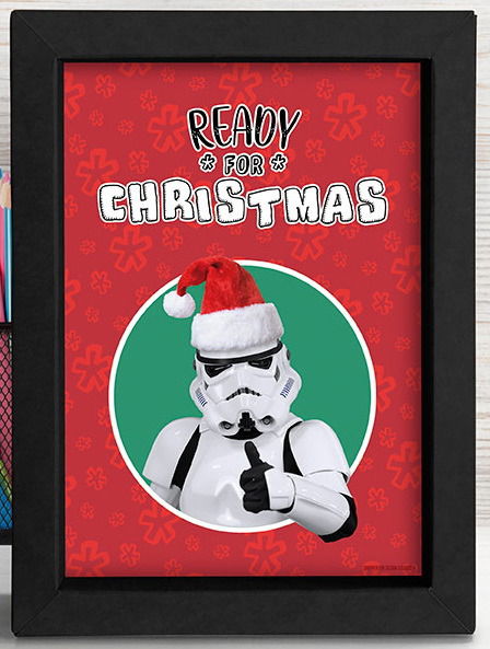 Original Stormtrooper - Ready For Christmas (Frame Kraft 15x20Cm / Stampa In Cornice) - Star Wars: The Good Gift - Merchandise -  - 3665361106296 - 