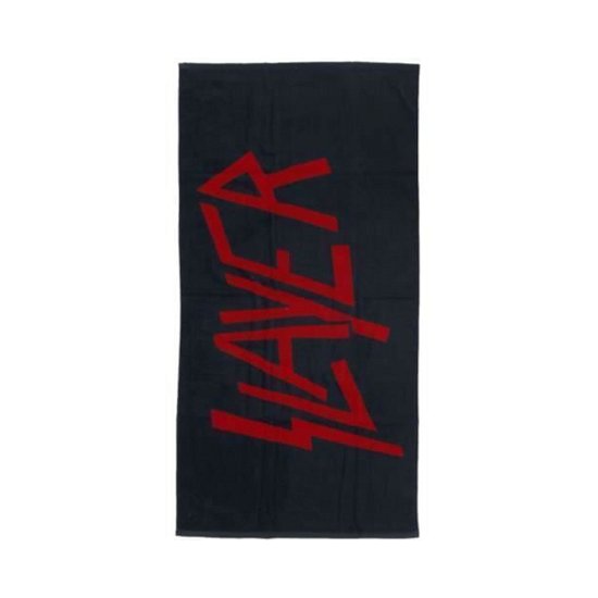 Slayer Handtuch Logo 150 x 75 cm - Slayer - Merchandise - SLAYER - 4039103997296 - 18. august 2023