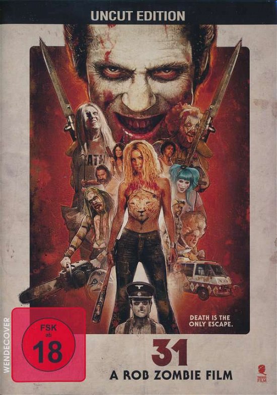 Cover for Rob Zombie · 31-a Rob Zombie Film (DVD) (2017)