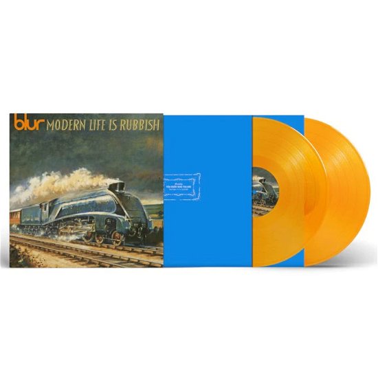 Cover for Blur · Modern Life Is Rubbish (LP) [Limited 30th Anniversary Transparent Orange edition] (2023)