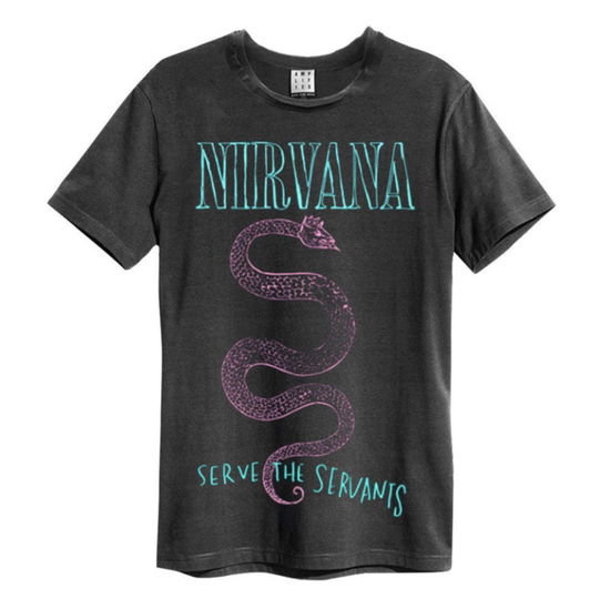 Nirvana Serve The Serpents Amplified Vintage Charcoal Xx Large T Shirt - Nirvana - Merchandise - AMPLIFIED - 5054488393296 - 1. Juli 2020