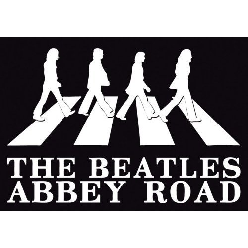 The Beatles Postcard: Abbey Road Crossing Silhouette (Standard) - The Beatles - Books -  - 5055295312296 - 