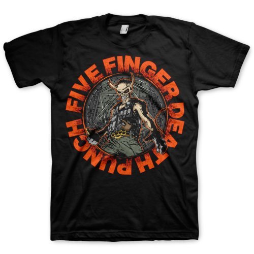 Cover for Five Finger Death Punch · Five Finger Death Punch Unisex T-Shirt: Seal of Ameth (T-shirt) [size S] [Black - Unisex edition] (2015)