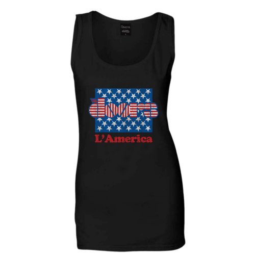 The Doors Ladies Vest T-Shirt: L'America - The Doors - Produtos - ROFF - 5055295383296 - 6 de julho de 2016