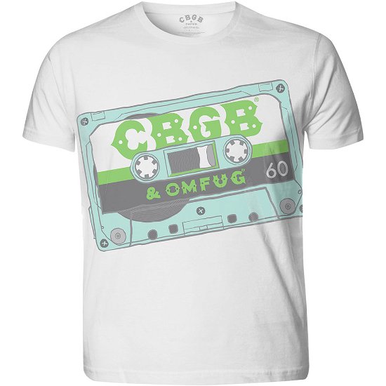 Cover for Cbgb · CBGB Unisex Sublimation T-Shirt: Tape (T-shirt) [size S] [Sublimation, White - Unisex edition]