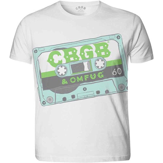 CBGB Unisex Sublimation T-Shirt: Tape - Cbgb - Mercancía - Epic Rights - 5056170612296 - 