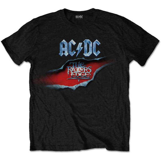 AC/DC Unisex T-Shirt: The Razors Edge - AC/DC - Marchandise - ROCK OFF - 5056170641296 - 