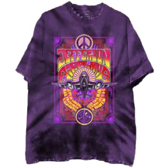 Cover for Jefferson Airplane · Jefferson Airplane Unisex T-Shirt: Live in San Francisco, CA (Purple) (Wash Collection) (T-shirt) [size S] (2022)