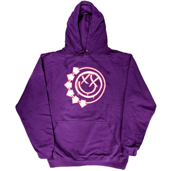 Blink-182 Unisex Pullover Hoodie: Six Arrow Smile - Blink-182 - Merchandise -  - 5056561056296 - 