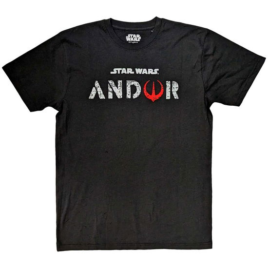 Star Wars Unisex T-Shirt: Andor Logo - Star Wars - Mercancía -  - 5056561098296 - 