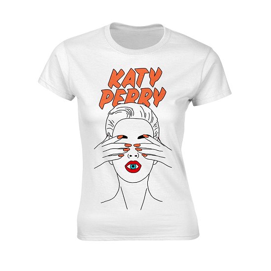 Cover for Katy Perry · Illustrated Eye (T-shirt) [size S] [White edition] (2018)