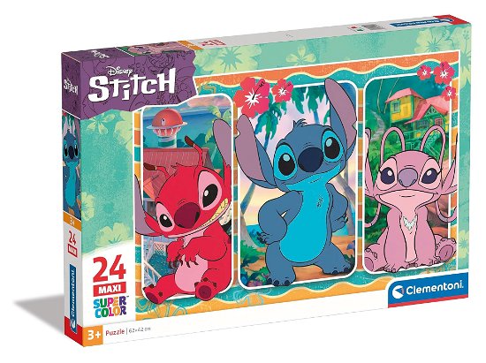 Stitch - Maxi (24 Stukjes) - Stitch - Gadżety - Clementoni - 8005125240296 - 
