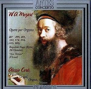 Cover for Alessio Corti · Opere Per Organa-das Orgelwerk (CD) (1995)