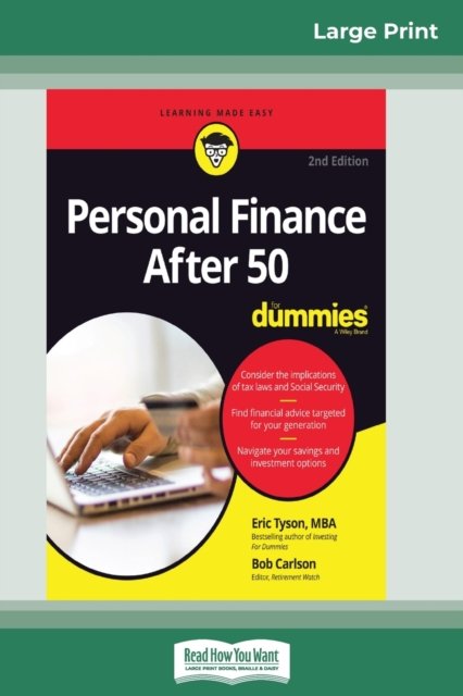 Cover for Eric Tyson · Personal Finance After 50 For Dummies, 2nd Edition (16pt Large Print Edition) (Pocketbok) (2019)