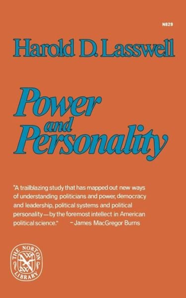 Cover for Harold Dwight Lasswell · Power and Personality (Norton Library; N829) (Paperback Book) (1976)
