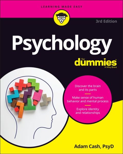 Cover for Cash, Adam (Chapman University, Orange, CA) · Psychology For Dummies (Paperback Book) (2020)