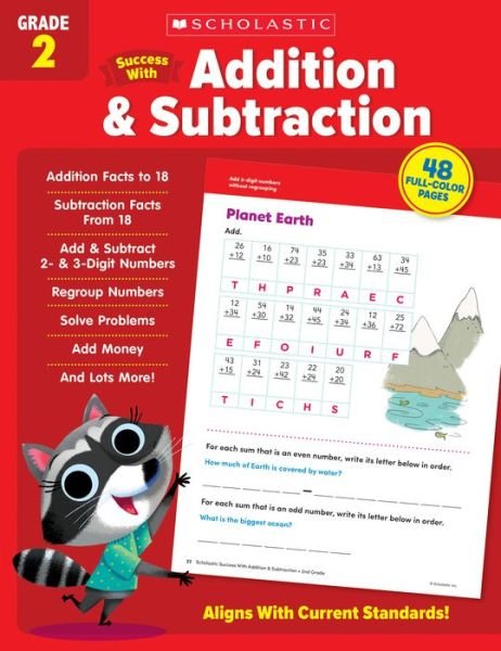 Cover for Scholastic Teaching Resources · Scholastic Success with Addition and Subtraction Grade 2 (Book) (2022)