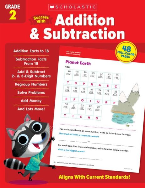 Cover for Scholastic Teaching Resources · Scholastic Success with Addition and Subtraction Grade 2 (Bok) (2022)