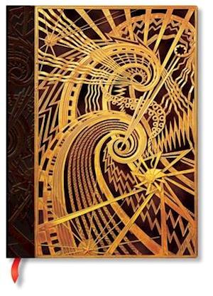 Cover for Paperblanks · The Chanin Spiral (New York Deco) Ultra Lined Hardcover Journal - New York Deco (Hardcover Book) (2021)