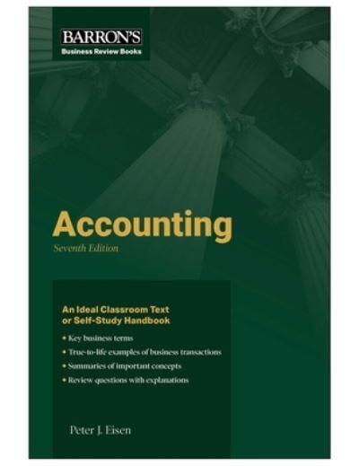 Cover for Barron's Educational Series · Accounting - Barron's Business Review (Paperback Book) [Seventh edition] (2024)