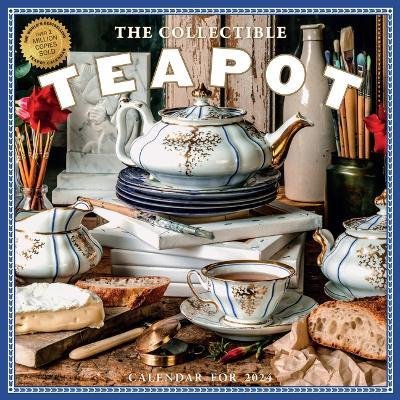 Collectible Teapot Wall Calendar 2024: A Tea Obsessive's Dream Come True - Betty Shin Binon - Gadżety - Workman Publishing - 9781523518296 - 18 lipca 2023