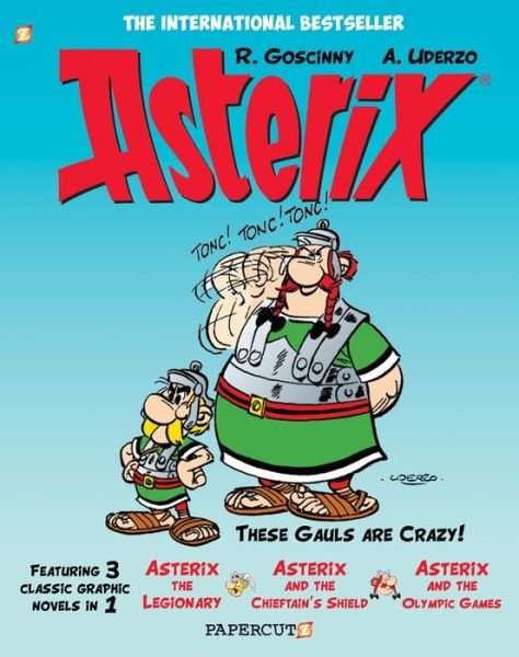 Cover for René Goscinny · Asterix Omnibus #4 : Collects Asterix the Legionary, Asterix and the Chieftain?s Shield, and Asterix and the Olympic Games (Paperback Bog) (2021)